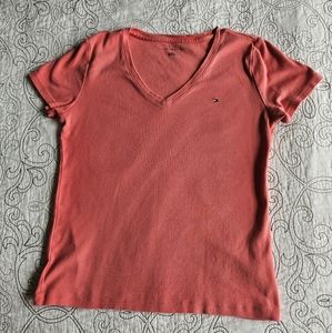 Tommy Hilfiger Short Sleeve Cotton V-neck